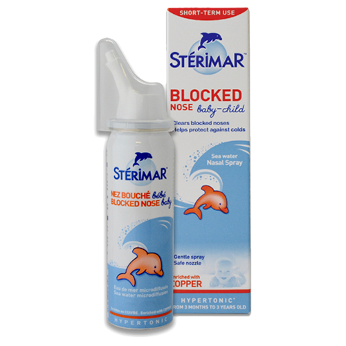 Sterimar Hypertonic Baby Spray nazal Cupru, 100 ml